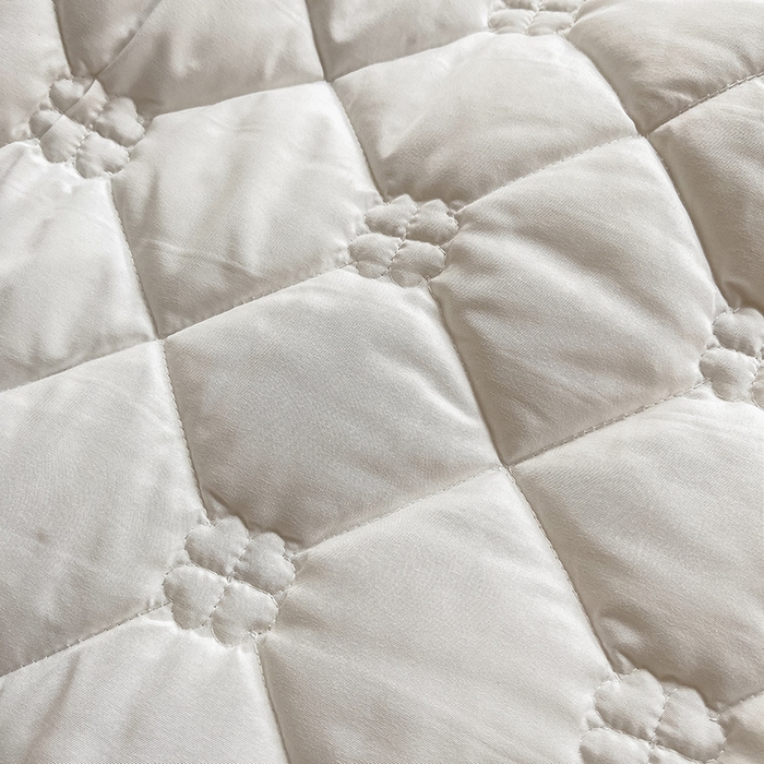 91家纺网 家纺一手货源 找家纺 优家居 2026新款精仿棉夹棉床裙三件套水洗棉韩版公主风花边床裙直播外贸定制 蝶舞翩翩