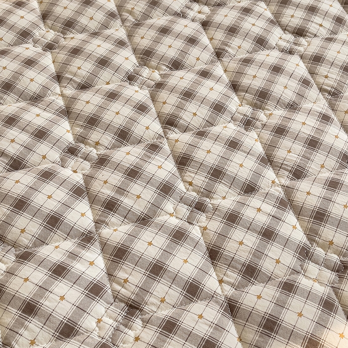 91家纺网 家纺一手货源 找家纺 优家居 2026新款精仿棉夹棉床裙三件套水洗棉韩版公主风花边床裙直播外贸定制 星尚