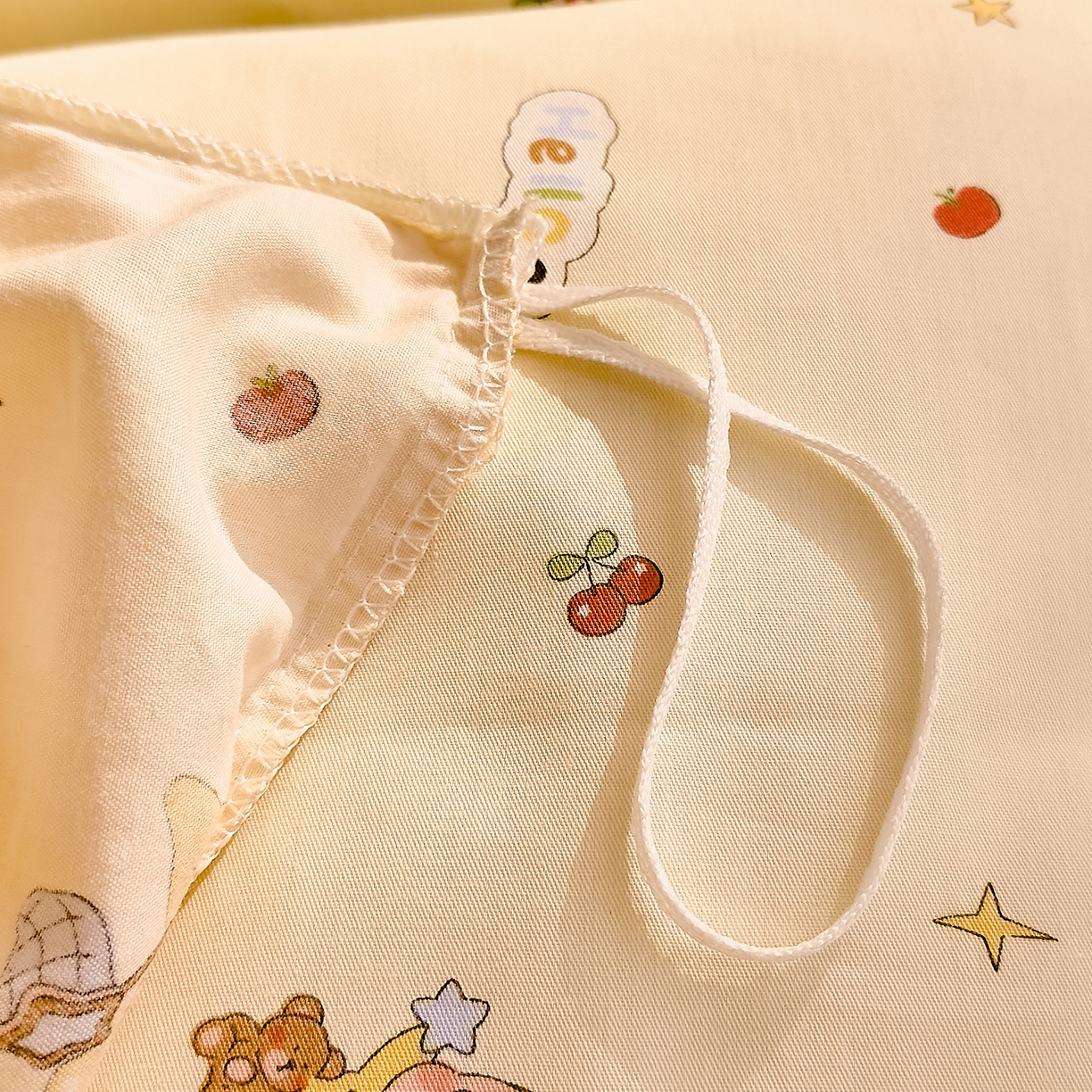 91家纺网 家纺一手货源 找家纺 （总）DoDo 兜兜 2026年全棉纯棉可爱卡通单被套 被套单件