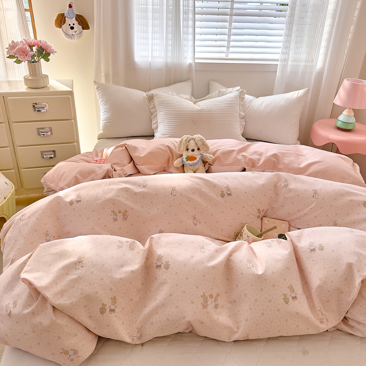 91家纺网 家纺一手货源 找家纺 （总）DoDo 兜兜 2026年全棉纯棉可爱卡通单被套 被套单件