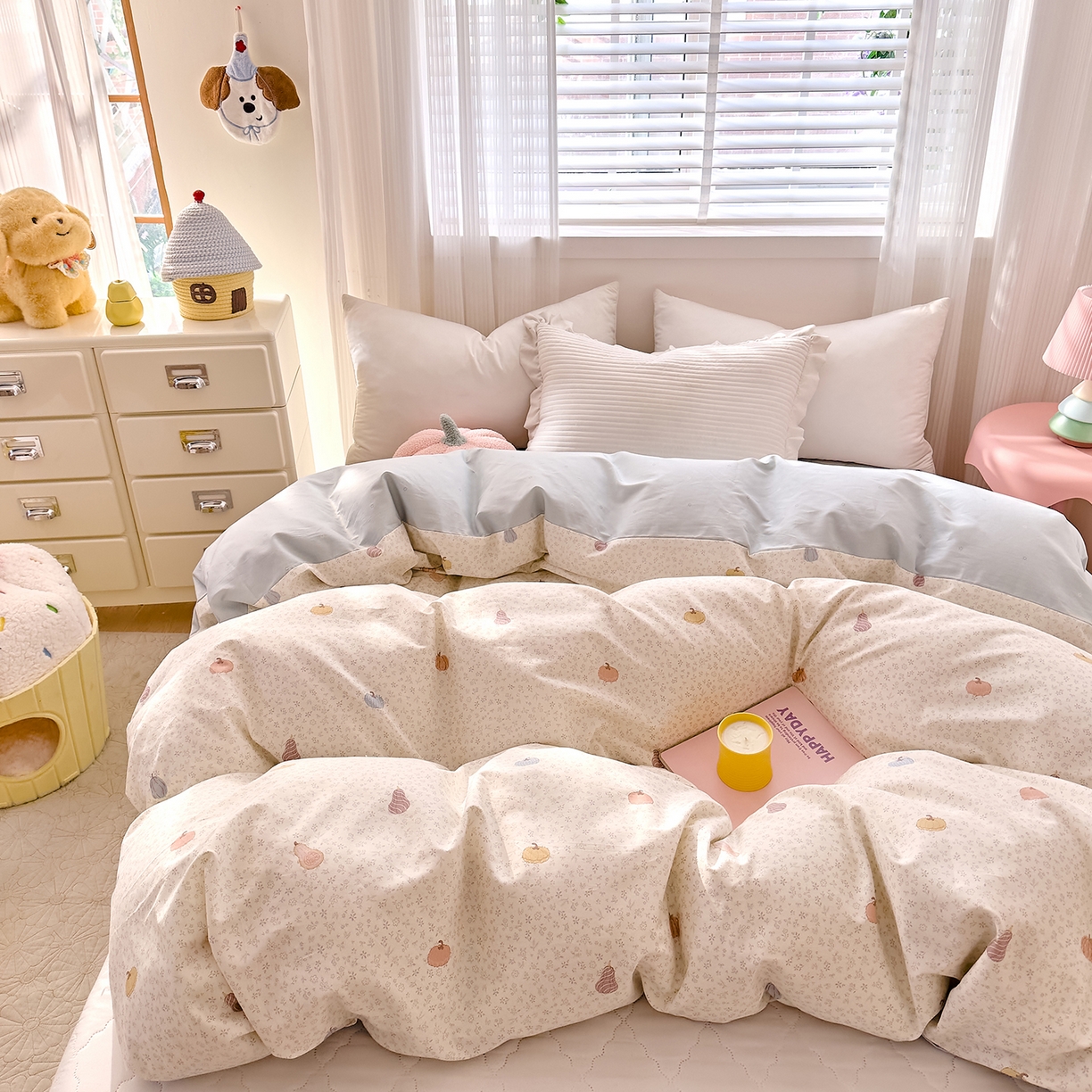 91家纺网 家纺一手货源 找家纺 （总）DoDo 兜兜 2026年全棉纯棉可爱卡通单被套 被套单件