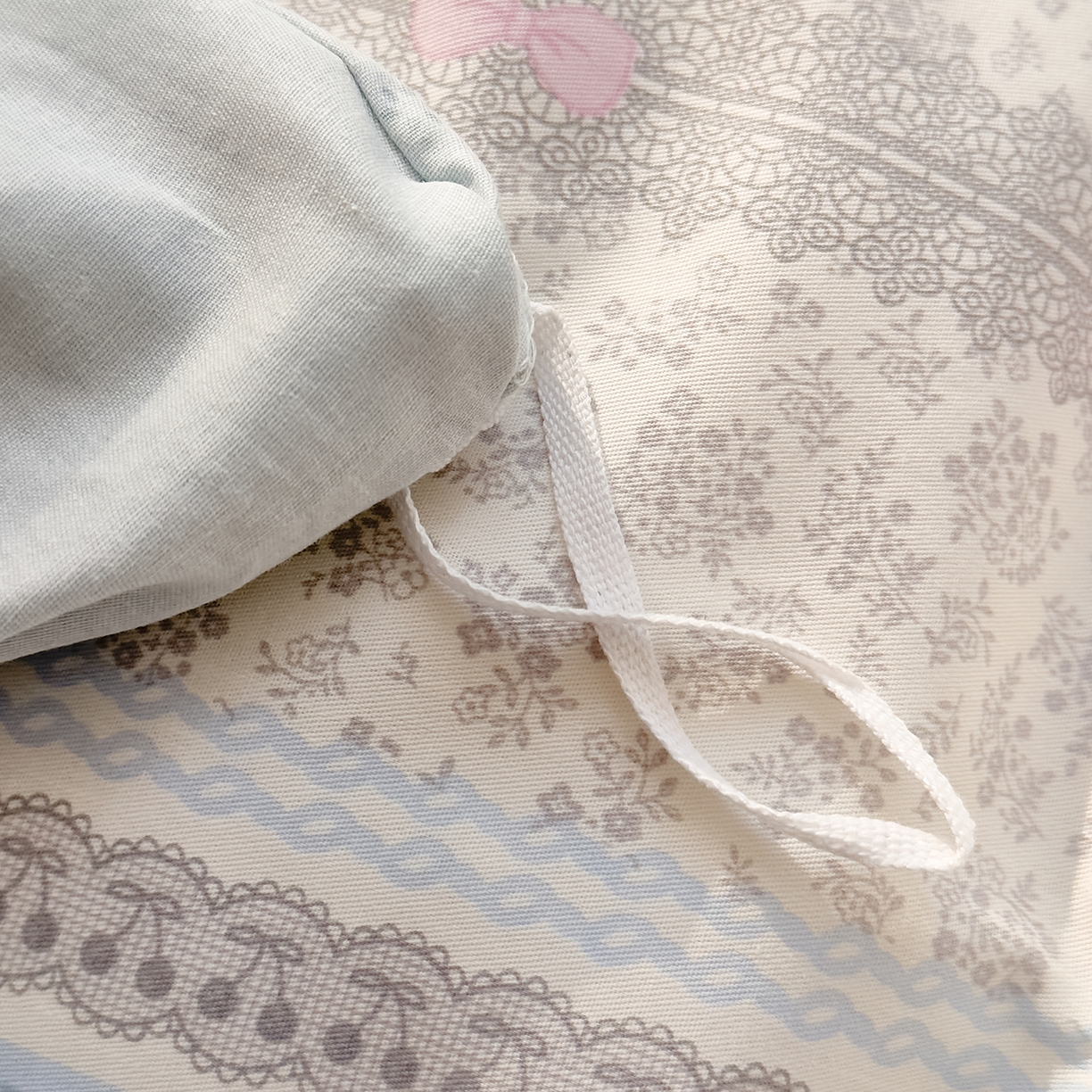 91家纺网 家纺一手货源 找家纺 DoDo 兜兜 2026年全棉纯棉可爱卡通单被套 被套单件 薄荷小兔