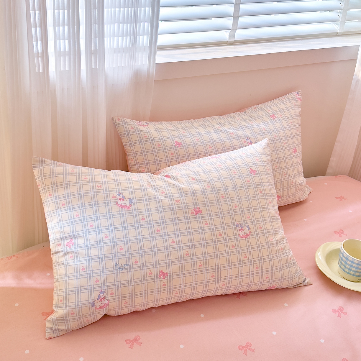 91家纺网 家纺一手货源 找家纺 DoDo 兜兜 2026年全棉纯棉可爱卡通单被套 被套单件 小马哒哒