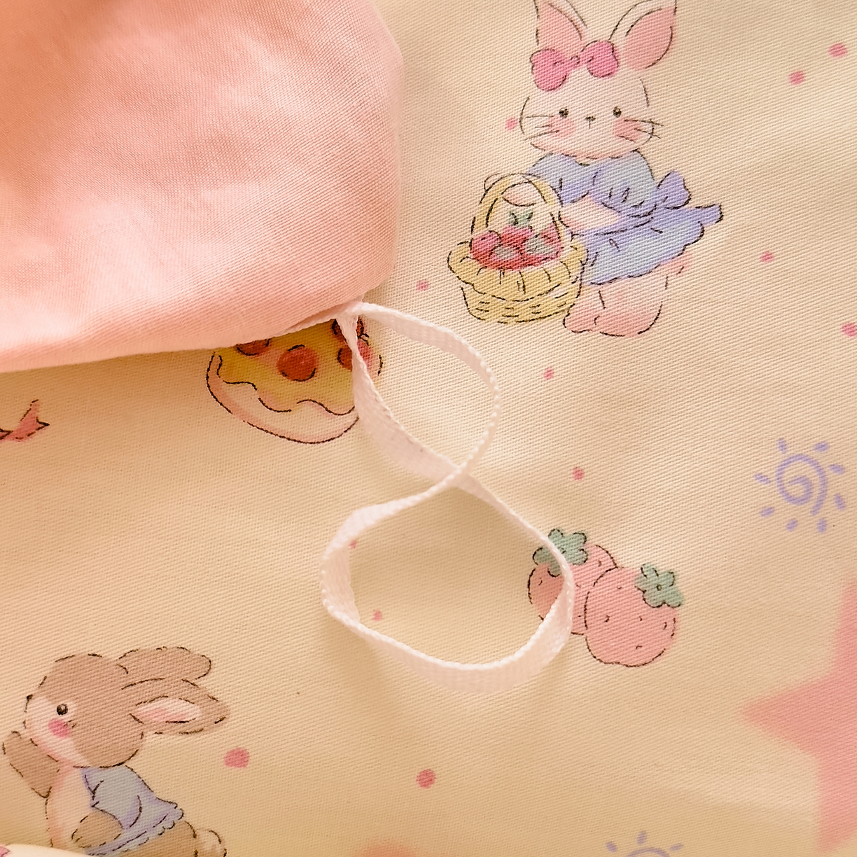 91家纺网 家纺一手货源 找家纺 DoDo 兜兜 2026年全棉纯棉可爱卡通单被套 被套单件 星星兔的梦境