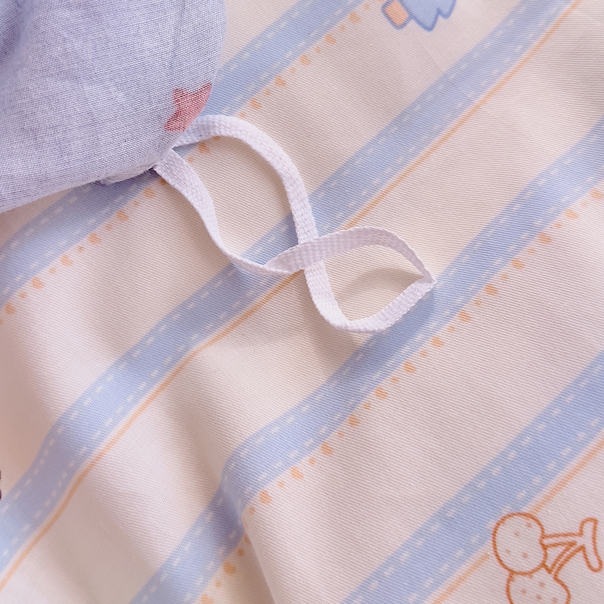 91家纺网 家纺一手货源 找家纺 DoDo 兜兜 2026年全棉纯棉可爱卡通单被套 被套单件 旋转木马之恋