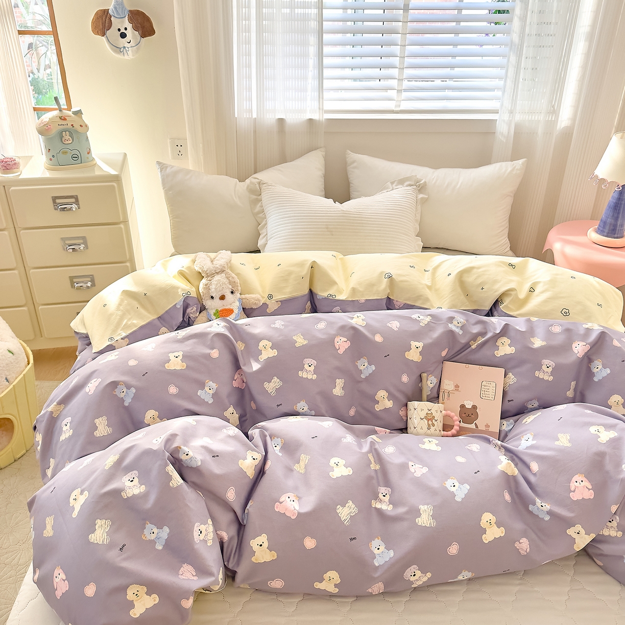 DoDo 兜兜 2026年全棉纯棉可爱卡通单被套 被套单件 动物方舟