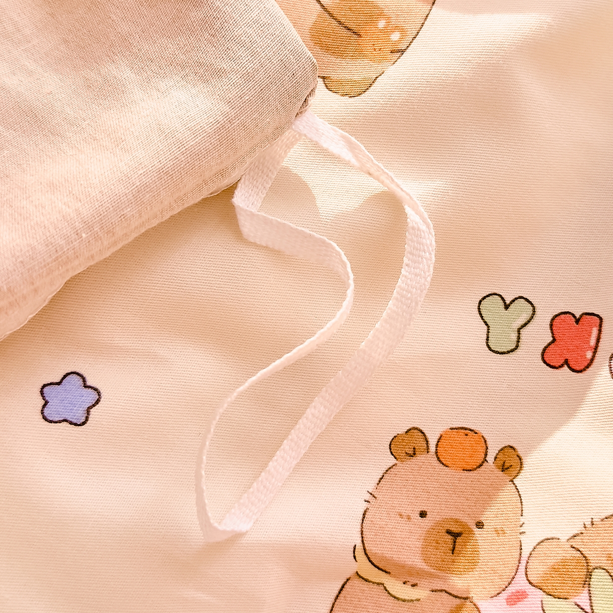 91家纺网 家纺一手货源 找家纺 DoDo 兜兜 2026年全棉纯棉可爱卡通单被套 被套单件 熊猫卡皮