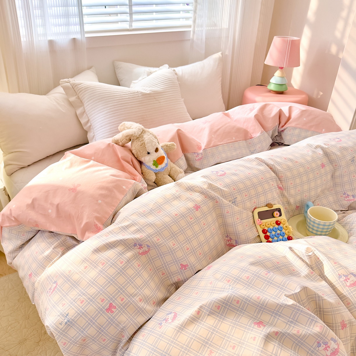 91家纺网 家纺一手货源 找家纺 DoDo 兜兜 2026年全棉纯棉可爱卡通单被套 被套单件 小马哒哒