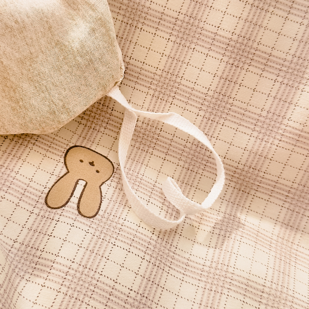 91家纺网 家纺一手货源 找家纺 DoDo 兜兜 2026年全棉纯棉可爱卡通单被套 被套单件 棉花糖兔兔