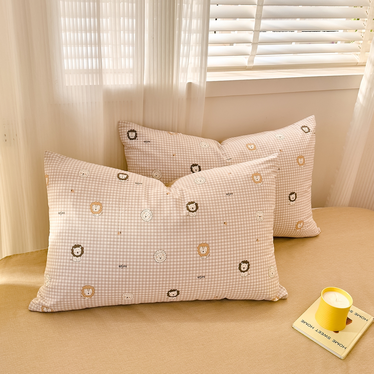 91家纺网 家纺一手货源 找家纺 DoDo 兜兜 2026年全棉纯棉可爱卡通单被套 被套单件 麦克狮