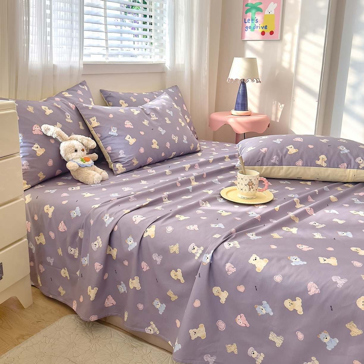 DoDo 兜兜 2026年全棉纯棉可爱卡通单床单 床单单件 动物方舟