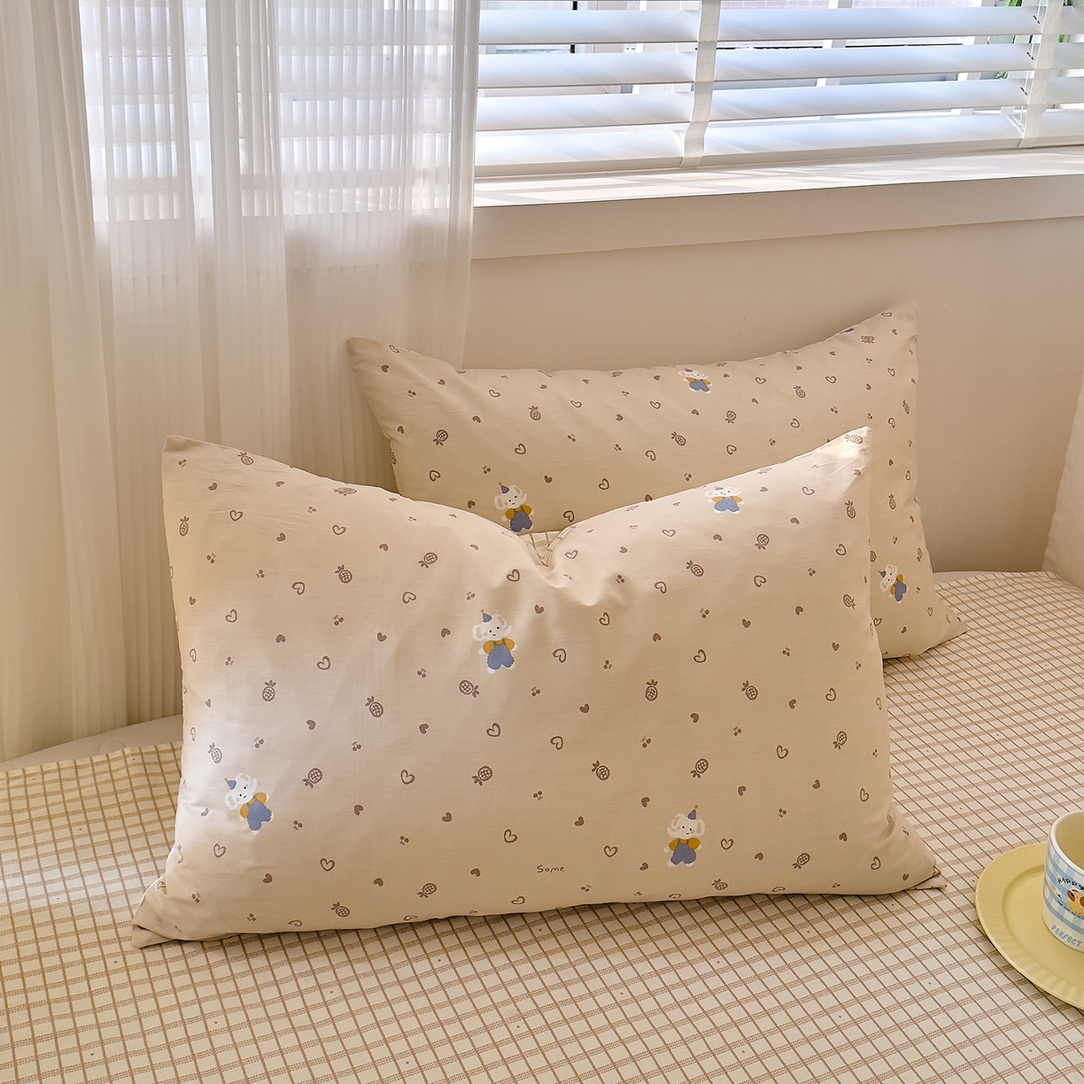 91家纺网 家纺一手货源 找家纺 DoDo 兜兜 2026年全棉纯棉可爱卡通单床单 床单单件 跳跳象