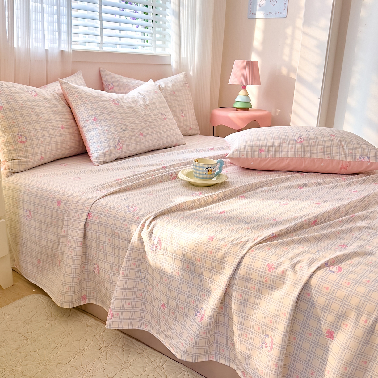 DoDo 兜兜 2026年全棉纯棉可爱卡通单床单 床单单件 小马哒哒