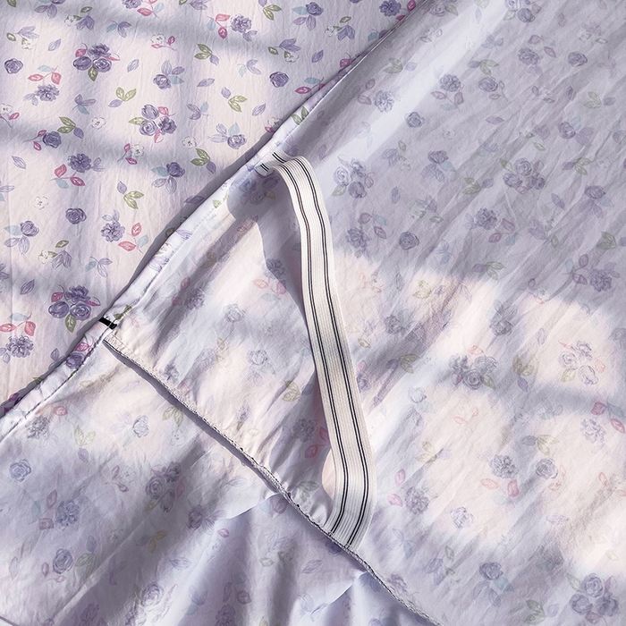 91家纺网 家纺一手货源 找家纺 优家居工厂店 2026新款精仿棉夹棉床裙四件套水洗棉韩版公主风花边床裙被套直播外贸定制 情意绵绵