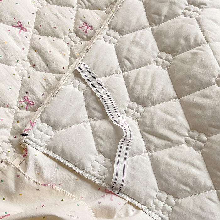 91家纺网 家纺一手货源 找家纺 优家居工厂店 2026新款精仿棉夹棉床裙四件套水洗棉韩版公主风花边床裙被套直播外贸定制 潘多拉-米