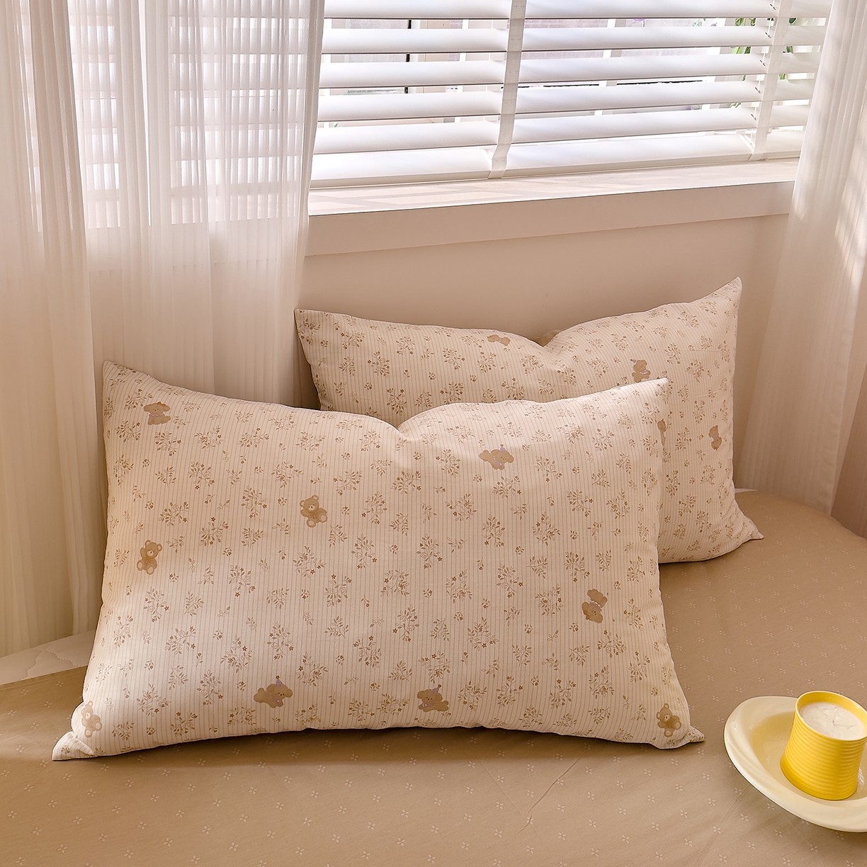 91家纺网 家纺一手货源 找家纺 DoDo 兜兜 2026年全棉纯棉可爱卡通单床笠 床笠单件 森林熊崽崽