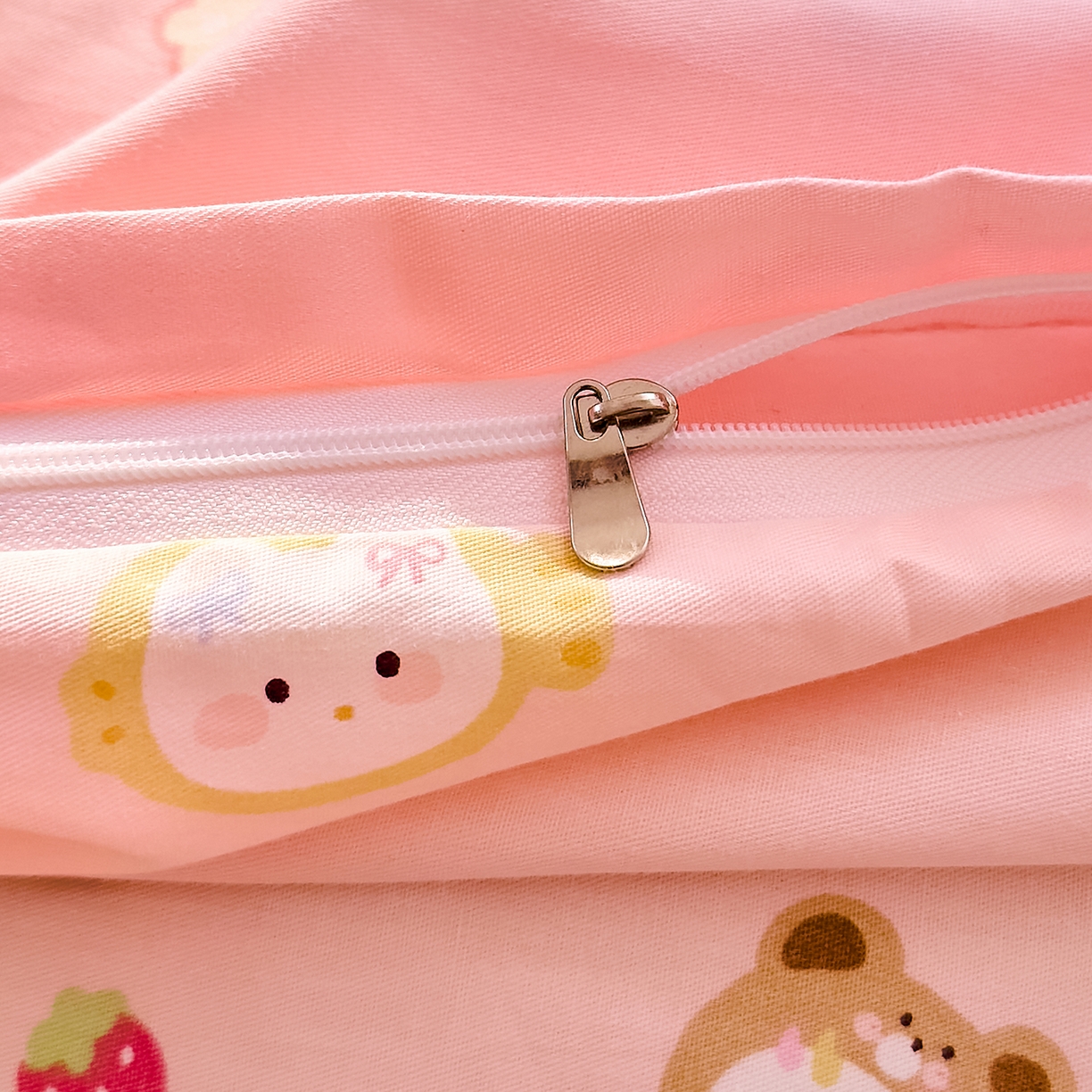 91家纺网 家纺一手货源 找家纺 DoDo 兜兜 2026年全棉纯棉可爱卡通单床笠 床笠单件 甜酱小猫