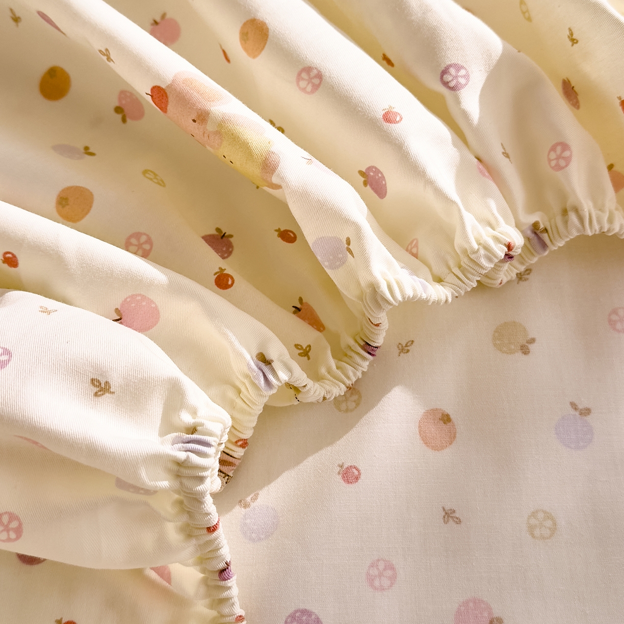 91家纺网 家纺一手货源 找家纺 DoDo 兜兜 2026年全棉纯棉可爱卡通单床笠 床笠单件 圆滚滚的梦