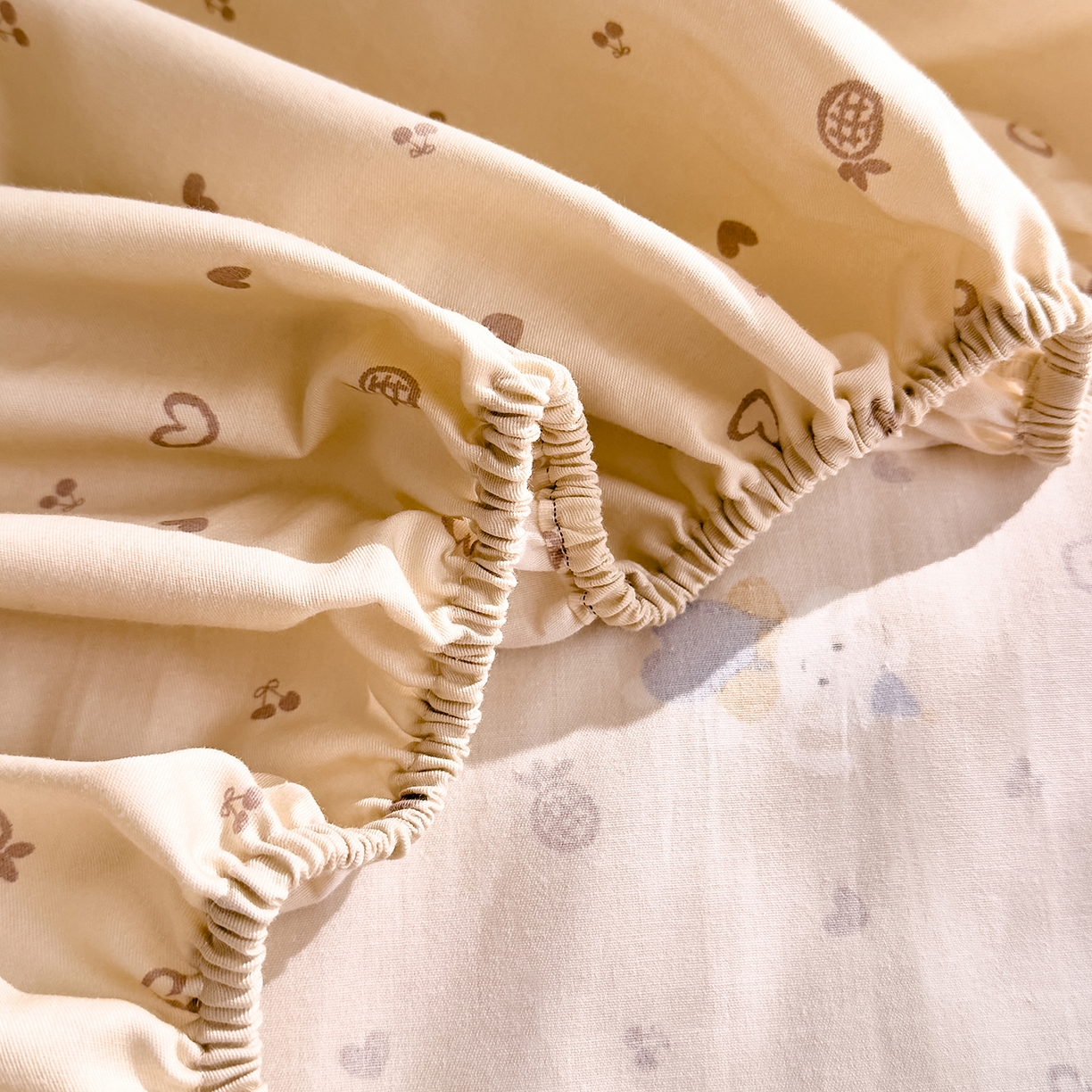 91家纺网 家纺一手货源 找家纺 DoDo 兜兜 2026年全棉纯棉可爱卡通单床笠 床笠单件 跳跳象