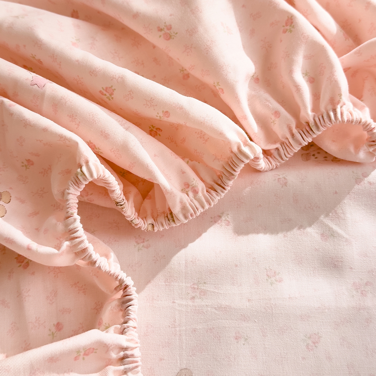 91家纺网 家纺一手货源 找家纺 DoDo 兜兜 2026年全棉纯棉可爱卡通单床笠 床笠单件 早安跳跳兔