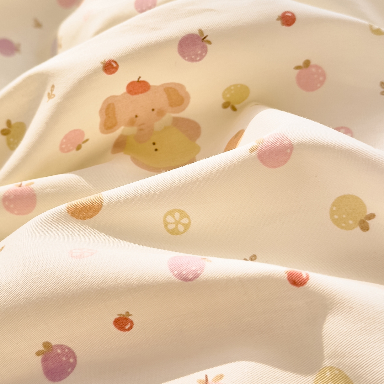 91家纺网 家纺一手货源 找家纺 DoDo 兜兜 2026年全棉纯棉可爱卡通单枕套 枕套单件 圆滚滚的梦