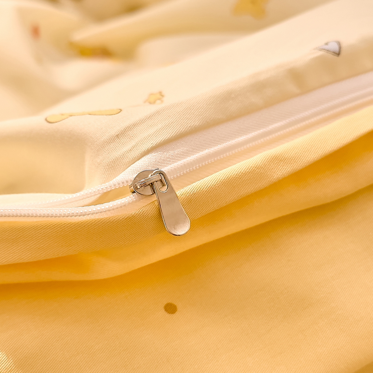 91家纺网 家纺一手货源 找家纺 DoDo 兜兜 2026年全棉纯棉可爱卡通单枕套 枕套单件 可爱星人-白