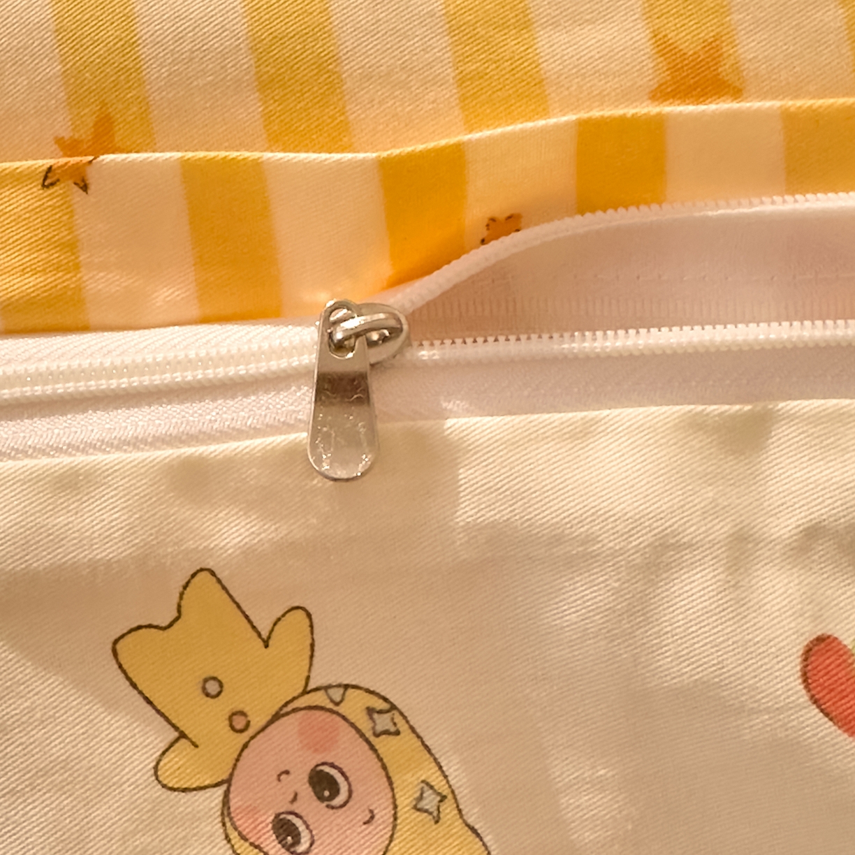 91家纺网 家纺一手货源 找家纺 DoDo 兜兜 2026年全棉纯棉可爱卡通单枕套 枕套单件 可爱星人-黄