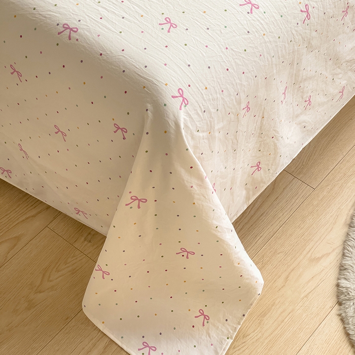 91家纺网 家纺一手货源 找家纺 优家居工厂店 2026新款精仿棉床裙三件套水洗棉韩版公主风花边床裙直播外贸定制 潘多拉-米