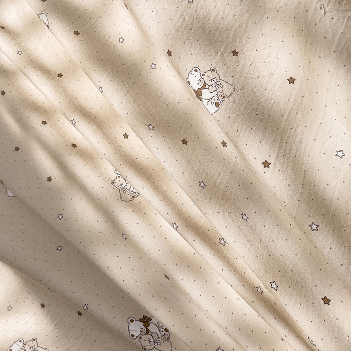 91家纺网 家纺一手货源 找家纺 优家居工厂店 2026新款精仿棉床裙三件套水洗棉韩版公主风花边床裙直播外贸定制 星星熊