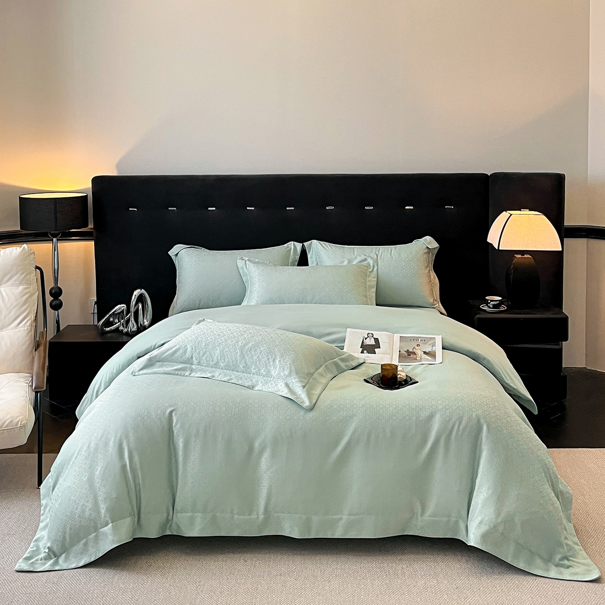 91家纺网 家纺一手货源 找家纺 （总）置顶家纺 2026新款运吉亲肤提花麻绳系列四件套