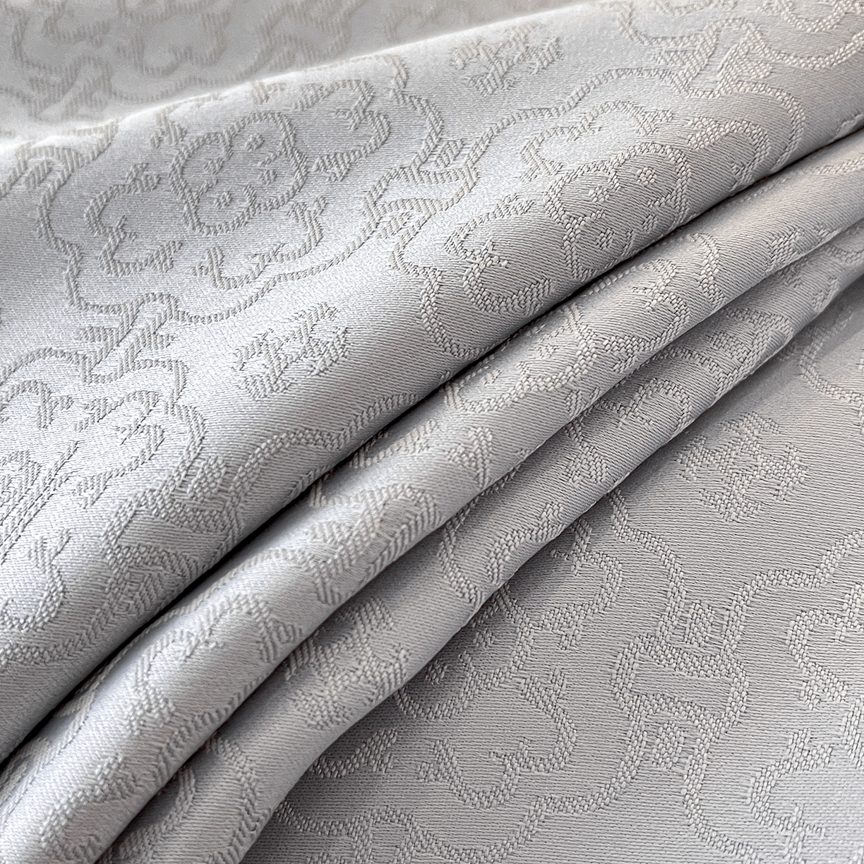 91家纺网 家纺一手货源 找家纺 置顶家纺 2026新款运吉亲肤提花麻绳系列四件套 运吉-瓷器蓝