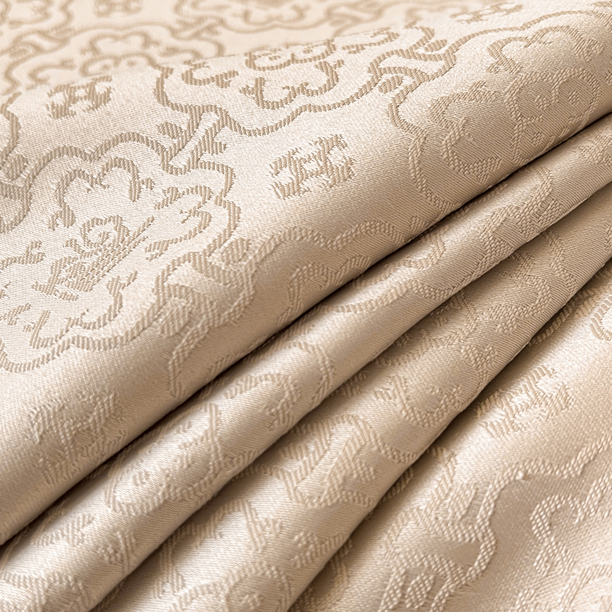 91家纺网 家纺一手货源 找家纺 置顶家纺 2026新款运吉亲肤提花麻绳系列四件套 运吉-奶咖