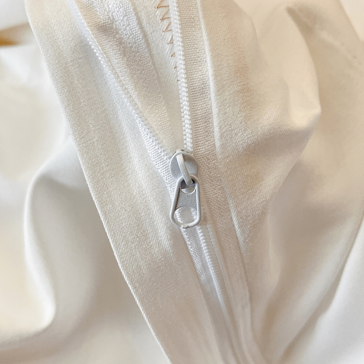 91家纺网 家纺一手货源 找家纺 置顶家纺 2026新款运吉亲肤提花麻绳系列四件套 运吉-奶昔白