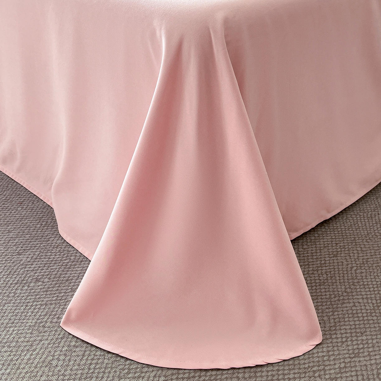 91家纺网 家纺一手货源 找家纺 置顶家纺 2026新款运吉亲肤提花麻绳系列四件套 运吉-浅豆沙