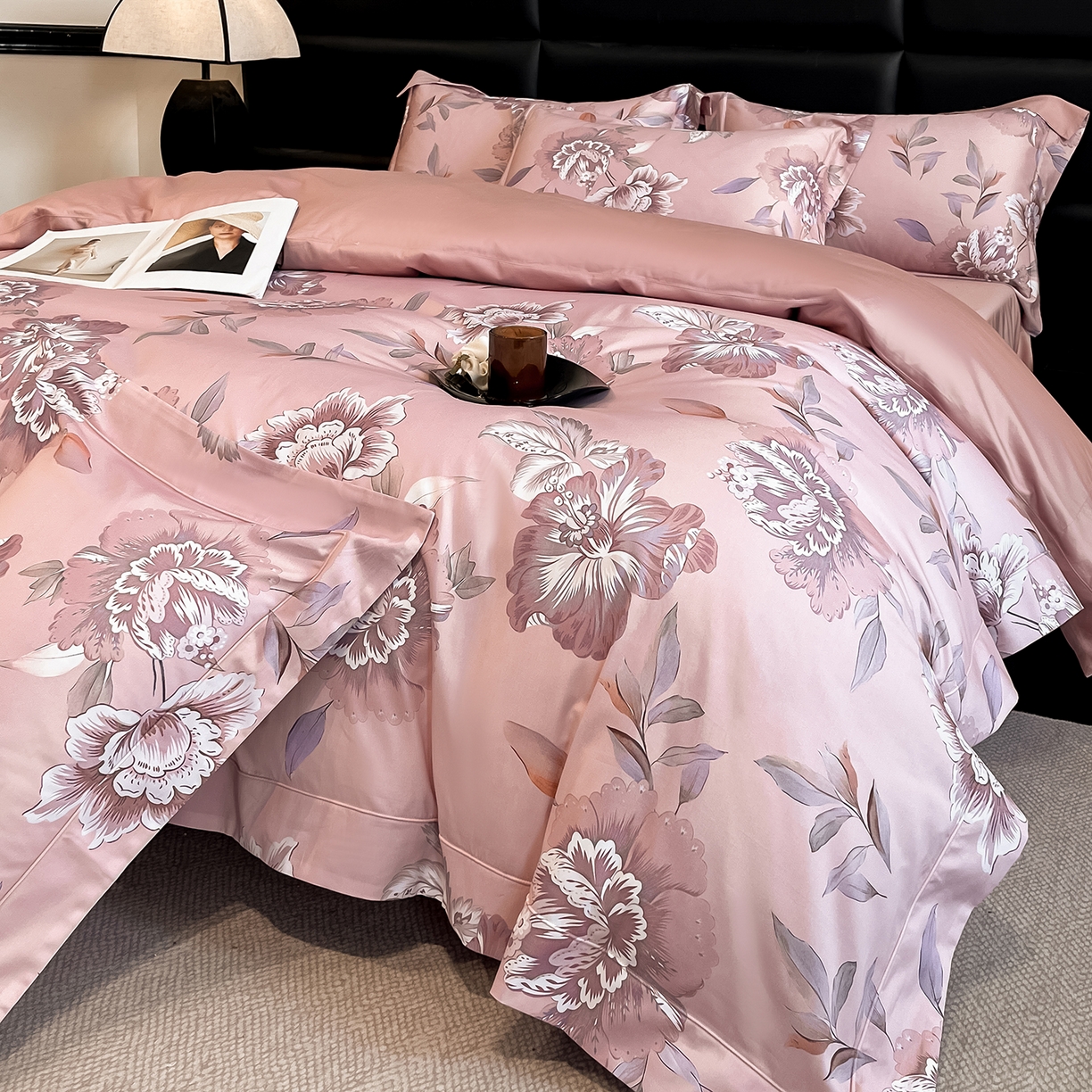 91家纺网 家纺一手货源 找家纺 置顶家纺 2026新款数码印花 素绮