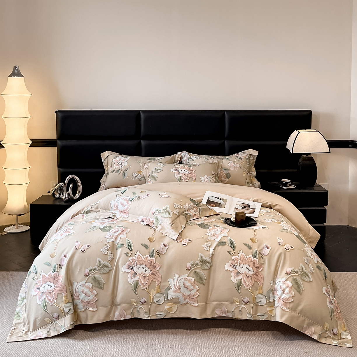 置顶家纺 2026新款数码印花 溪枫