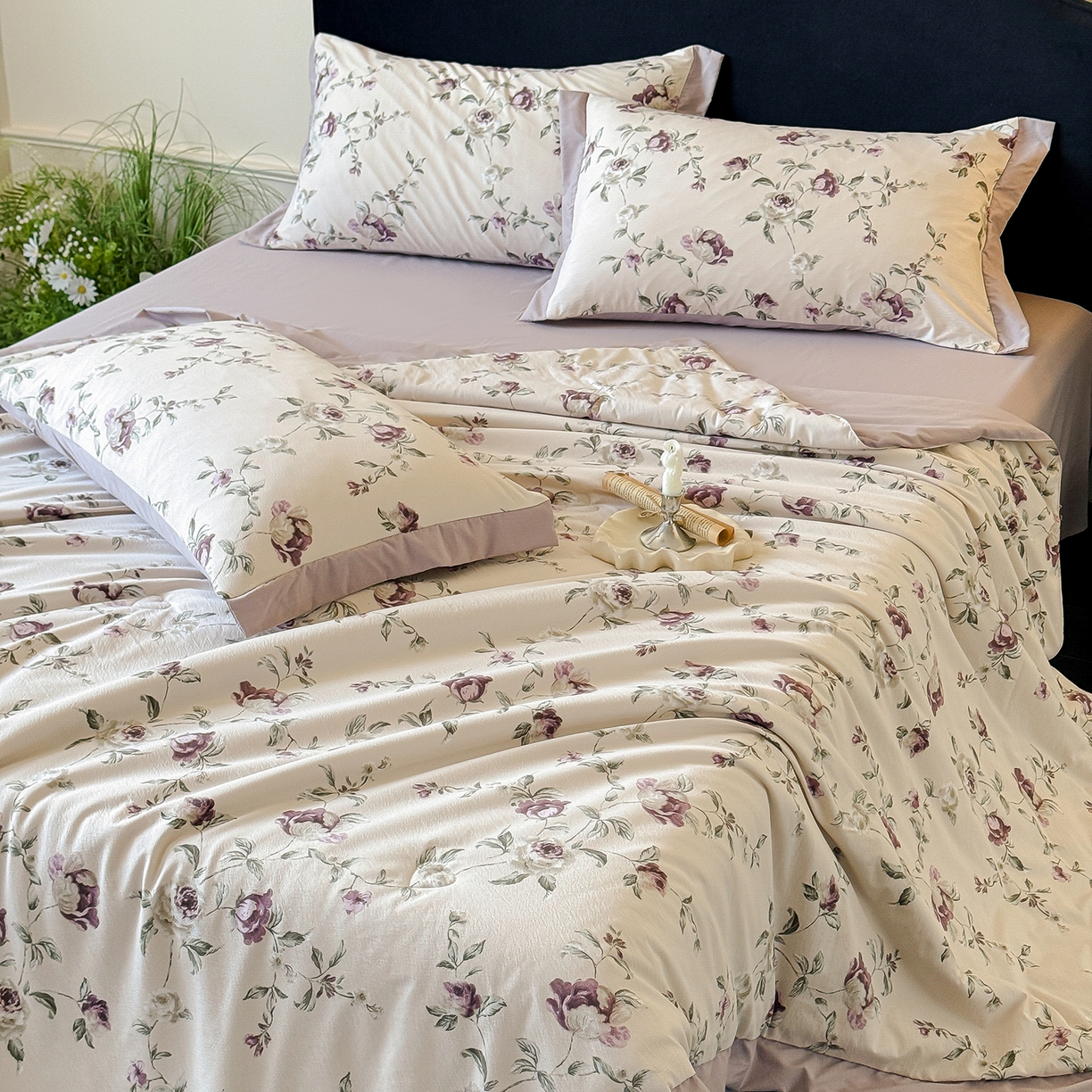 91家纺网 家纺一手货源 找家纺 （总）迷尚家居 2026新款冰丝柔夏被四件套