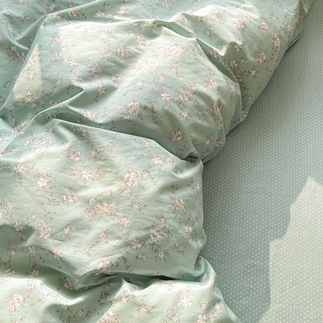 91家纺网 家纺一手货源 找家纺 柠馨 2026新款13372全棉纯棉印花四件套-薇丽 薇丽-清曲