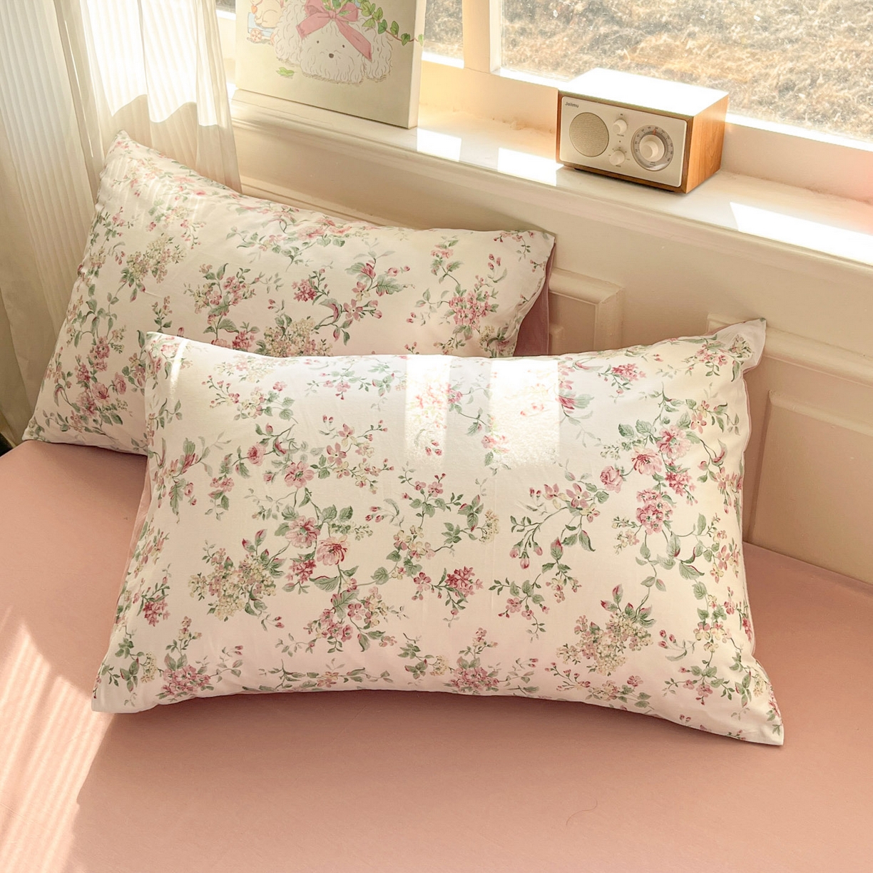 91家纺网 家纺一手货源 找家纺 柠馨 2026新款13372全棉纯棉印花四件套-薇丽 薇丽-若溪