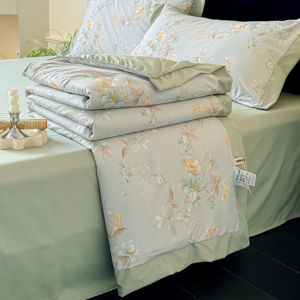 91家纺网 家纺一手货源 找家纺 （总）迷尚家居 2026新款冰丝柔夏被四件套