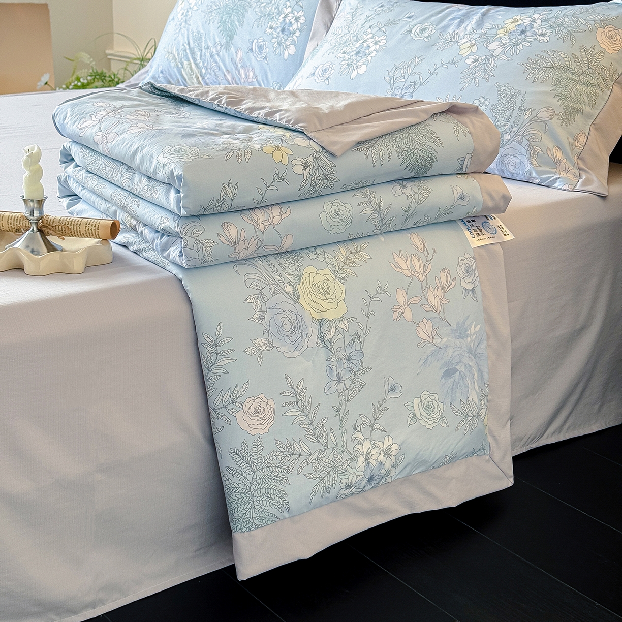 91家纺网 家纺一手货源 找家纺 （总）迷尚家居 2026新款冰丝柔夏被四件套