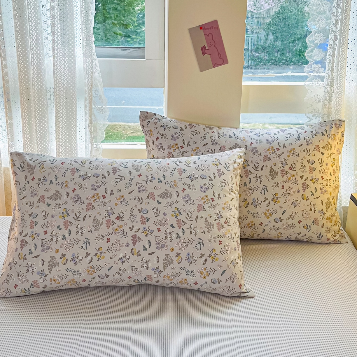 91家纺网 家纺一手货源 找家纺 柠馨 2026新款13372全棉纯棉印花四件套-薇丽 薇丽-雪霁新