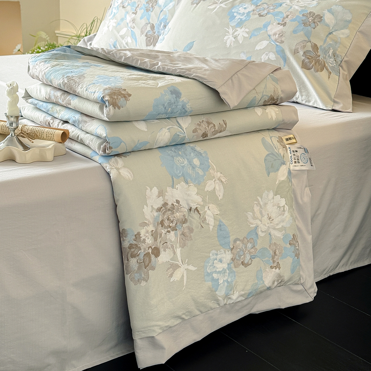 91家纺网 家纺一手货源 找家纺 （总）迷尚家居 2026新款冰丝柔夏被四件套