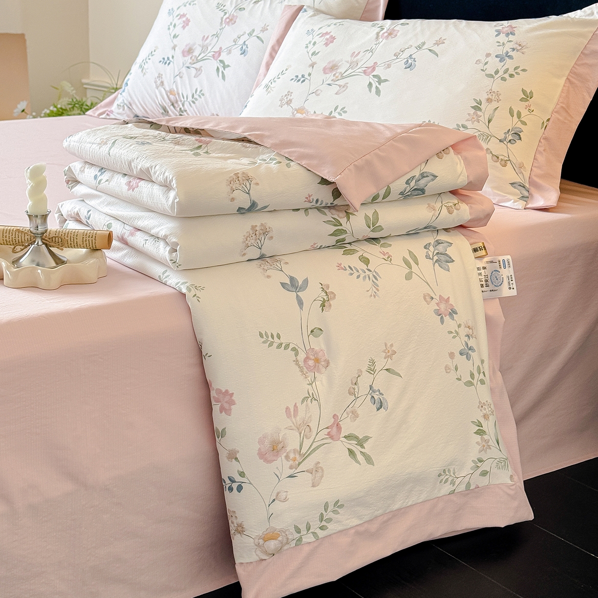 91家纺网 家纺一手货源 找家纺 （总）迷尚家居 2026新款冰丝柔夏被四件套