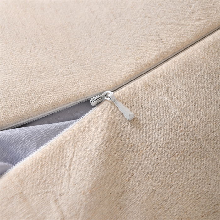 91家纺网 家纺一手货源 找家纺 仁宇枕业 2026新款新品棉麻古朴元宝系列荞麦枕头枕芯 棉麻款元宝系列荞麦枕-春意蓝色