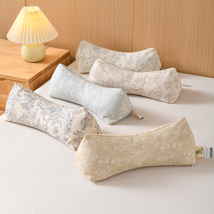 （总）仁宇枕业 2026新款新品棉麻古朴三角系列荞麦枕头枕芯