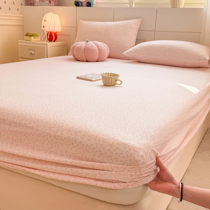 91家纺网 家纺一手货源 找家纺 （总）朵朵家纺 2026新款A类超柔木棉印花单床笠单品学生宿舍床垫保护套床笠（床垫保护套可定制尺寸 ）