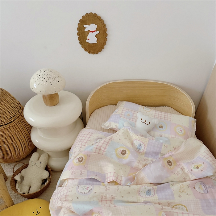 91家纺网 家纺一手货源 找家纺 心卓婴童馆 2026春夏新款云感棉四季被大豆被被子被芯 梦幻乐园