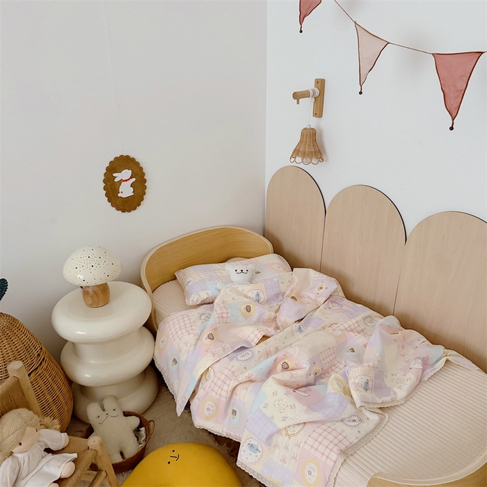 91家纺网 家纺一手货源 找家纺 心卓婴童馆 2026春夏新款云感棉四季被大豆被被子被芯 梦幻乐园