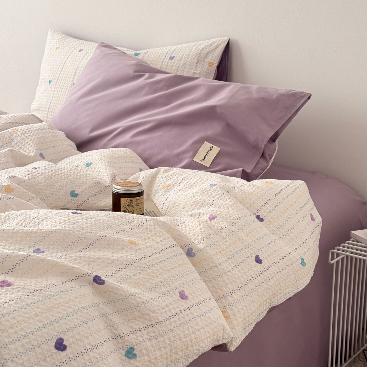 91家纺网 家纺一手货源 找家纺 （总）沐辰 2026新款A类华夫格全棉纯棉印花四件套